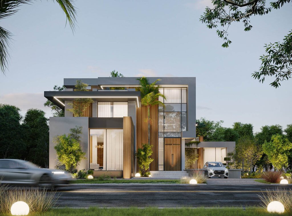 ایده طراحی ویلا